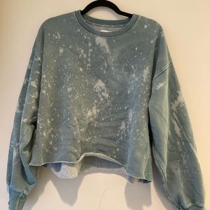 TNA Aritzia slightly cropped oversized crew neck